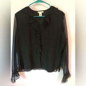 Vintage Laura Ashley silk blouse sz 14